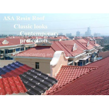 Excellent Corrosion Resistance Plastic Roofing Tiles for Building Materials